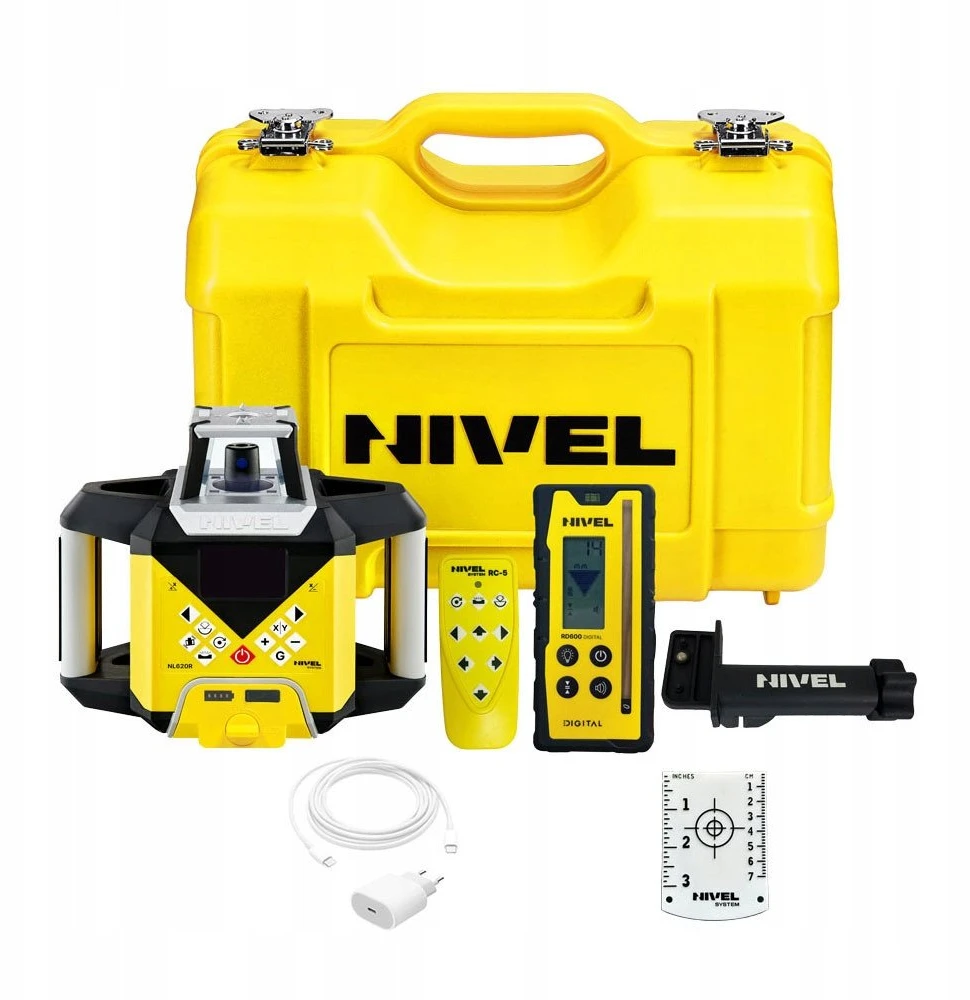NIVEL SYSTEM LASER SUKAMASIS NL620R DIGITAL Raudonas