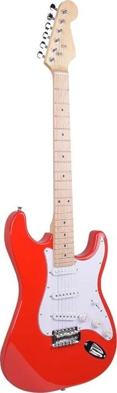 NN EG SET Raudonas komplektas gitarowy gitara elektrinė s