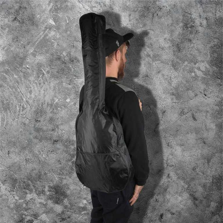 NN GBC 36 nebrangus 3/4 gitaros dangtelis su dirželiais