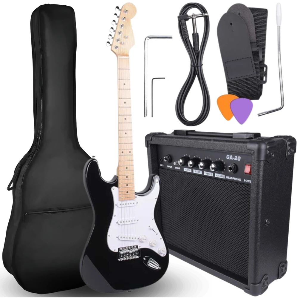 NN EG SET BK komplektas gitarowy gitara elektrinė st