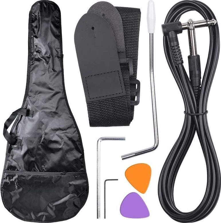 NN EG SET BLU komplektas gitarowy gitara elektrinė s
