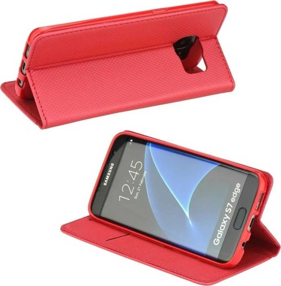 Dėklas Smart Magnet book Xiaomi 13 raudonos spalvos