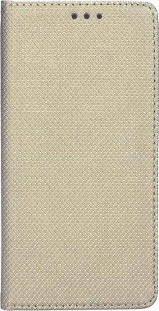Dėklas Smart Magnet book Samsung Galaxy A04s A047 aukso spalvos