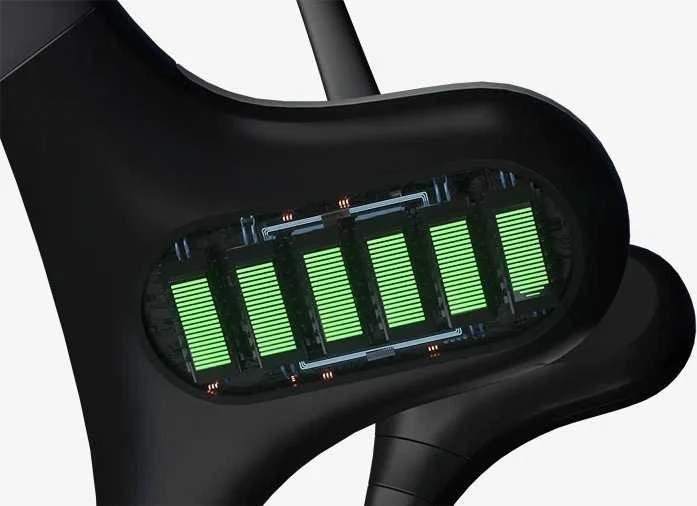 „Mojawa Run Air IP67“ – vandeniui atsparios belaidės kaulinio laidumo ausinės (juodos)