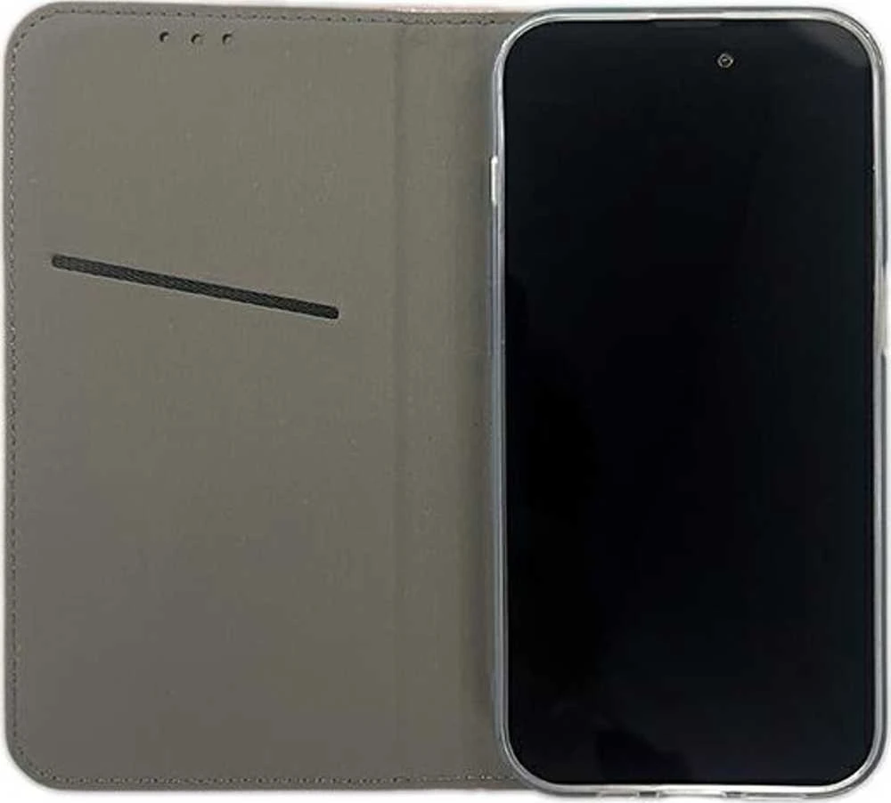 Dėklas Smart Magnet book Samsung Galaxy S23 Ultra S918 rožinio aukso spalvos
