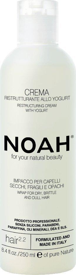 Noah 2.2. Restructuring Kreminis With Yogurt Atstatomoji kaukė sausiems ir pažeistiems plaukams, 250 ml