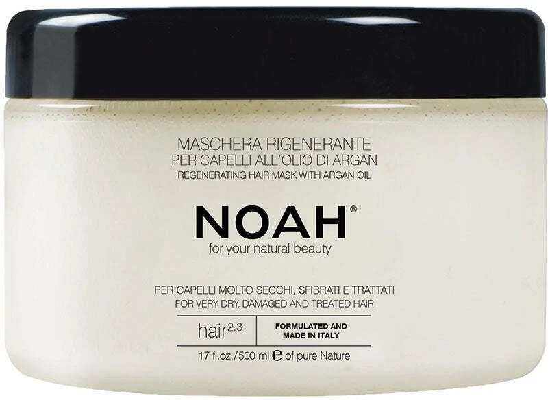 Noah 2.3. Regenerating Hair Mask With Argan Oil Kaukė sausiems ir pažeistiems plaukams, 500 ml