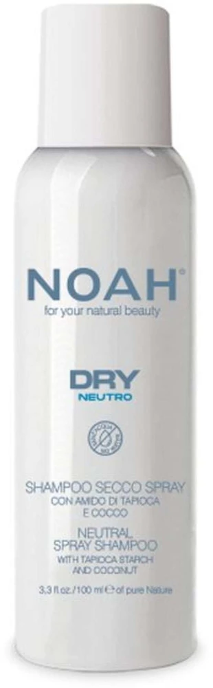 Noah Dry Neutro Purškiklis Šampūnas Sausas šampūnas su tapijokos krakmolu, 100 ml