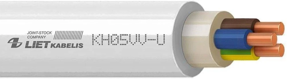 Lietkabelis Kabelis KH05VV-U/NYM, 3 x 2,5 mm²