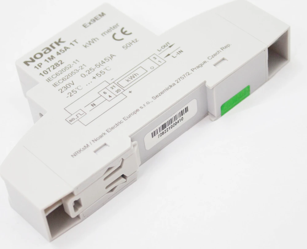 Noark Liczni energii Noark 107282 Ex9EM 1P 1M 45A 1T