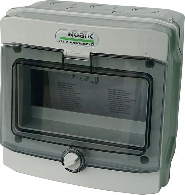 PLASTIKINIS MONTAVIMO KORPUSAS Paviršinio montavimo IP65, 1x6 moduliai. PHS 6T NOARK 113262