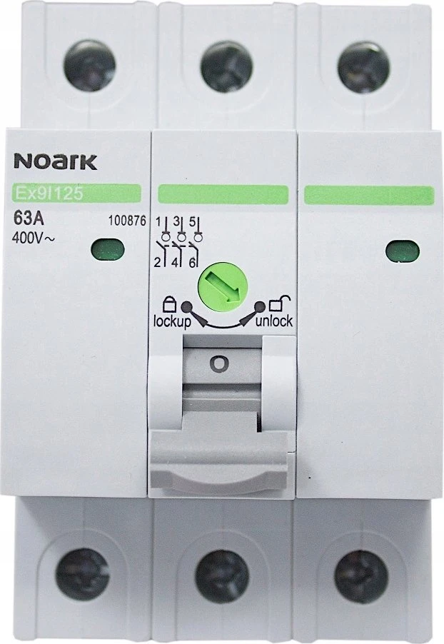 ROZŁĄCZNIK IZOLACYJNY Ex9I125, 3P, 63A, AC NOARK 100876