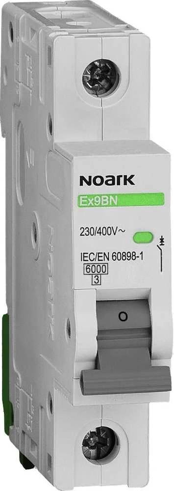 Noark Wyłącznik Automatinis jungiklis 6 kA, charakteristika B, 20 A, 1 poliaus, 100009