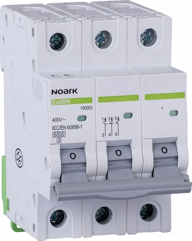 Noark Automatinis jungiklis Ex9BN, 3pol. (C), 25A
