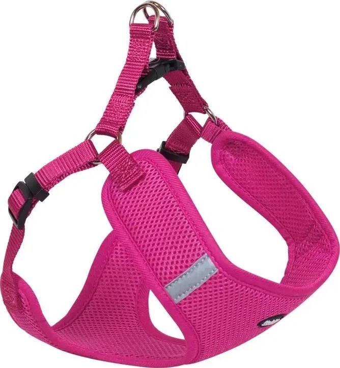 Nobby MESH REFLECT petnešos XS rožinės 33-41 cm