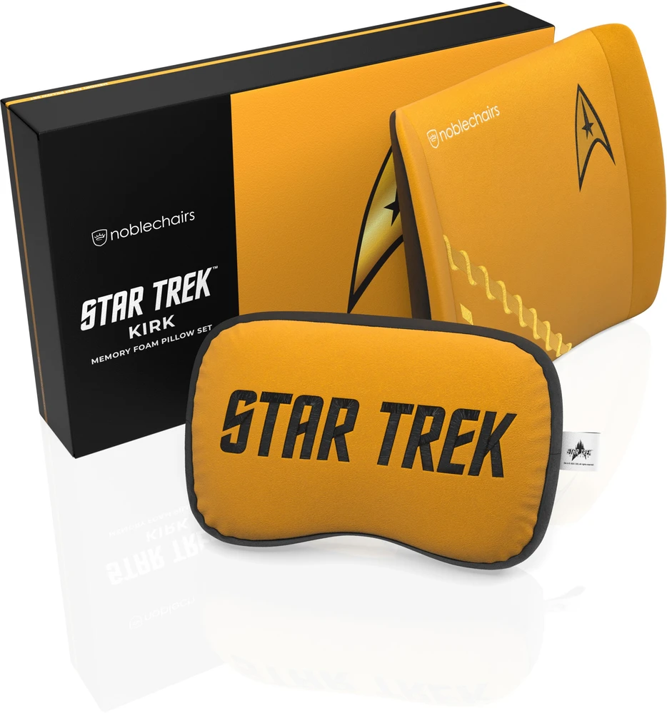 noblechairs Atminties putų pagalvėlių rinkinys – Star Trek Kirk leidimas
