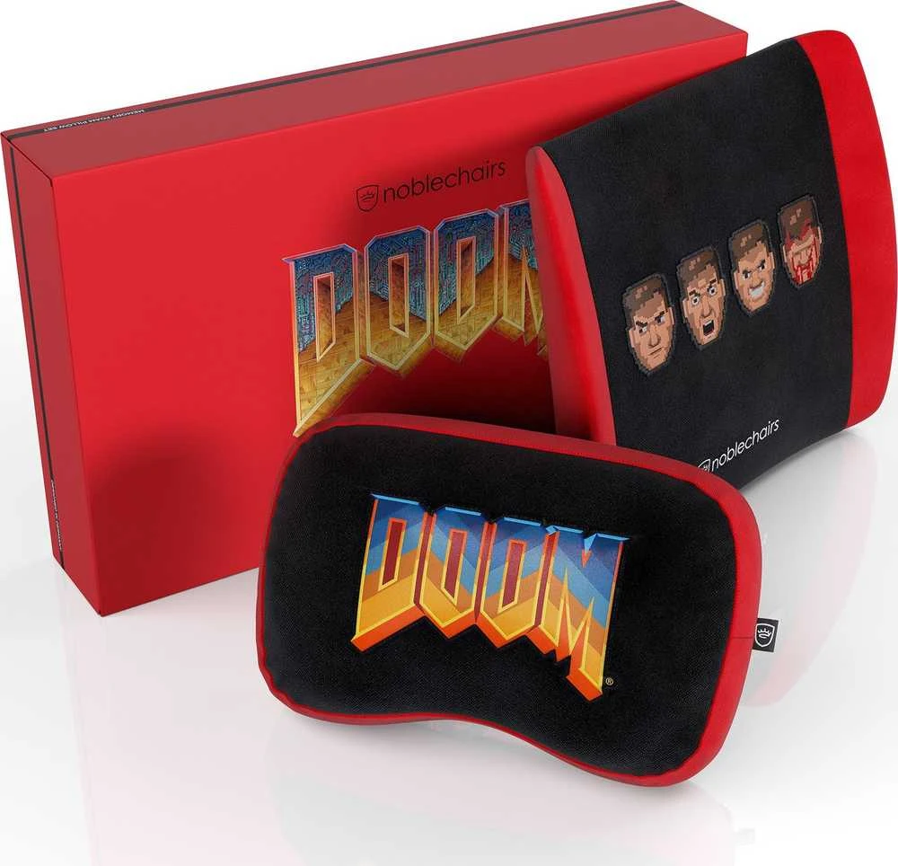 „noblechairs“ atminties putų pagalvių komplektas – „DOOM Retro Edition“