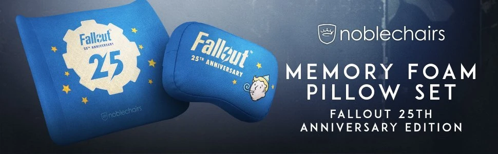 „noblechairs“ atminties putų pagalvių rinkinys – „Fallout“ 25-mečio jubiliejaus leidimas