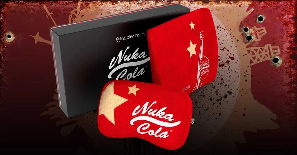 „noblechairs“ atminties putų pagalvių rinkinys – „Fallout Nuka-Cola“ leidimas