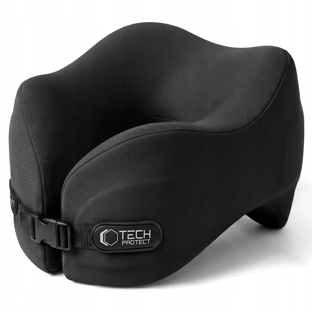 TECH-PROTECT COMFORTREST KELIONINĖ KAKLO PAGALVĖ JUODA