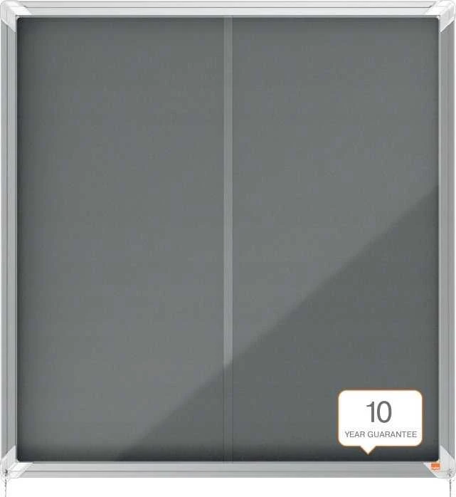 Nobo Vidinis veltinio rėmelis Premium Plus 12xA4 pilkas (stumdomos durelės)