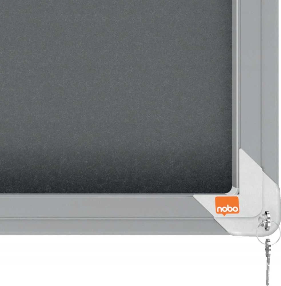 Nobo Vidinis filco rėmas Premium Plus 8xA4 pilkas (stumdomos durelės)