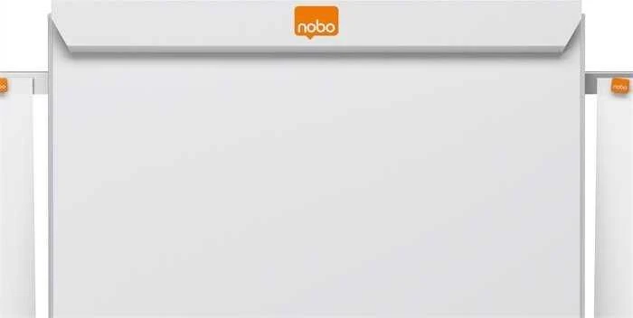 Flipchart Nobo magnetinis, iš lakuoto plieno Essentials, ant trikojo su ištraukiamomis rankenomis
