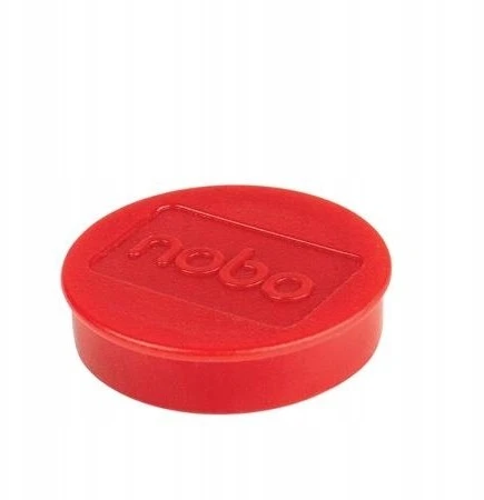 Nobo Magnesy 38 mm, raudona, op./4 vnt. (1901452)