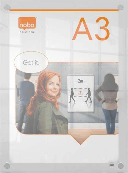 Nobo Premium Plus akrilinis rėmelis A3 formato plakatui