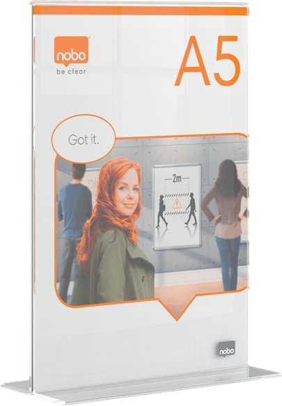 Nobo Signage PremiumPlus akrilinis stalinis A5