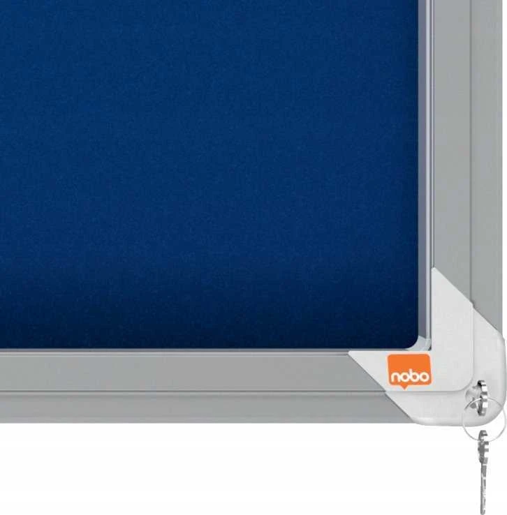 Nobo Vidinis veltinio rėmelis Premium Plus 12xA4 mėlynas (stumdomos durelės)