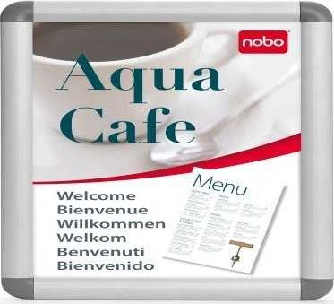 Nobo informacinis stendas su vitrinos rėmu