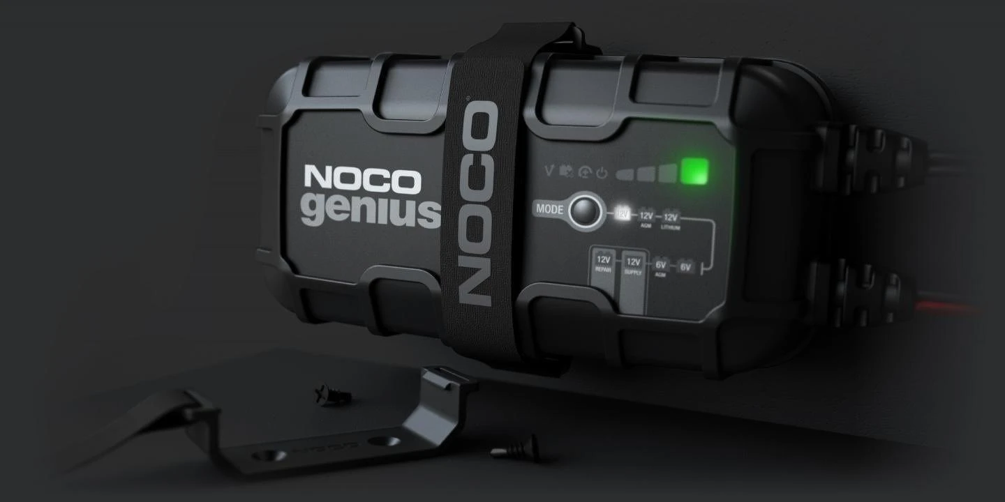 Akumuliatorių Įkroviklis - NOCO Genius10 EU 10A, 6V/12V su Priežiūros ir Nusierinimo Funkcija