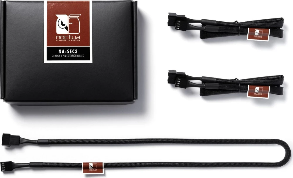 Noctua NA-SEC3 Verlängerungskabelset für 4-Pin-PWM-Lüfter – 60 cm