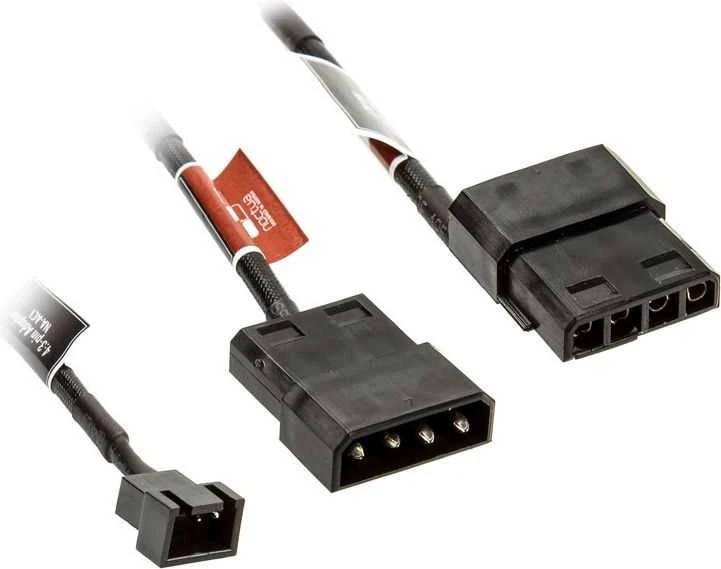 Noctua Molex – 3 kontaktų, 0,12 m, juodas (NA-SAC1)