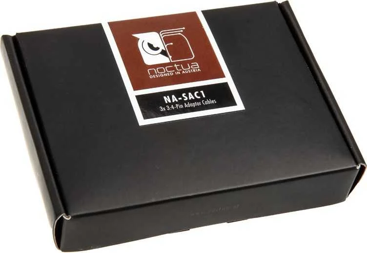 Noctua Molex – 3 kontaktų, 0,12 m, juodas (NA-SAC1)
