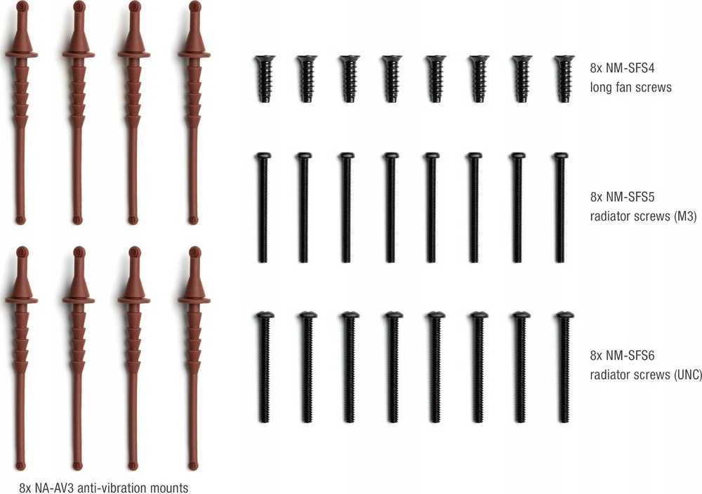 Noctua NA-IS1-14 tarpikliai 140 mm ventiliatoriams - 2 vnt. rinkinys