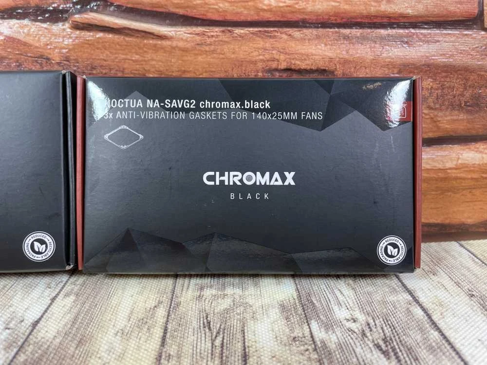 Noctua NA-SAVG2 chromax juodas Anti-Vibration Pads - juodos spalvos