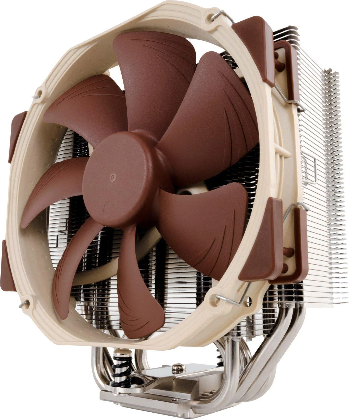 Noctua NH-U14S kompiuterio aušinimo komponentas procesoriaus aušintuvas 12 cm rudas, Nerūdijantis plienas