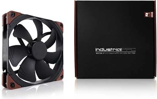 Noctua NF-A14 ventiliatorius su pakuote