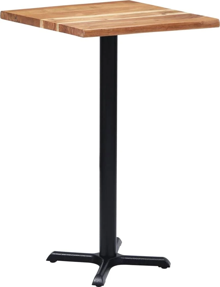 Bistro stalo koja, juodos spalvos, 56x56x107cm, ketus