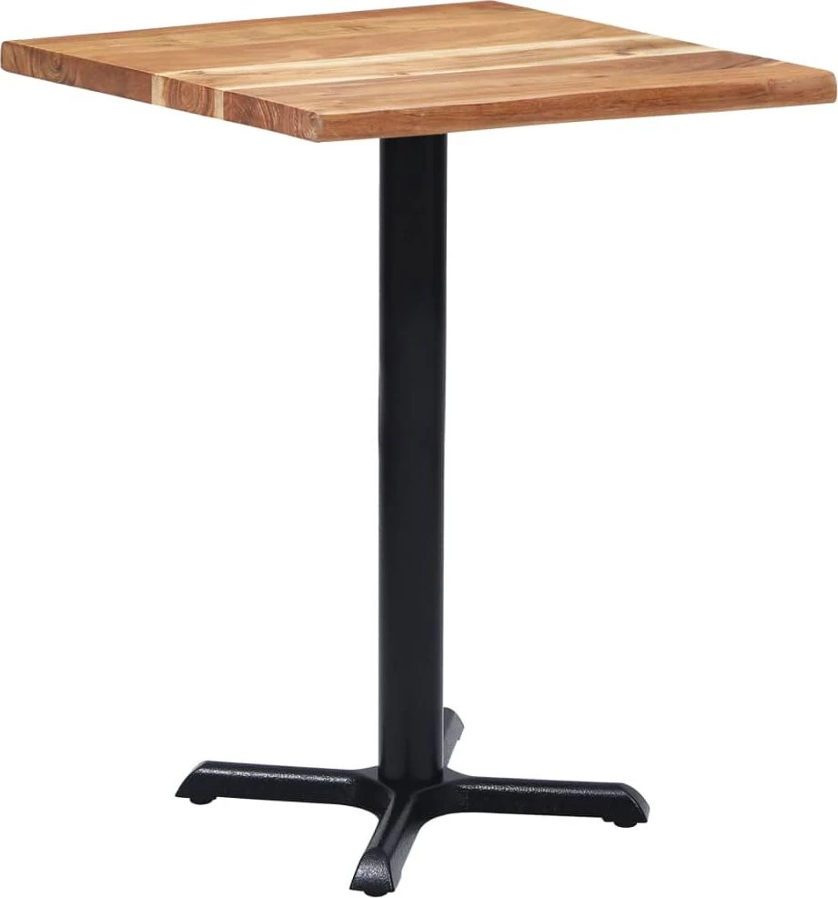 Bistro stalo koja, juodos spalvos, 56x56x72cm, ketus