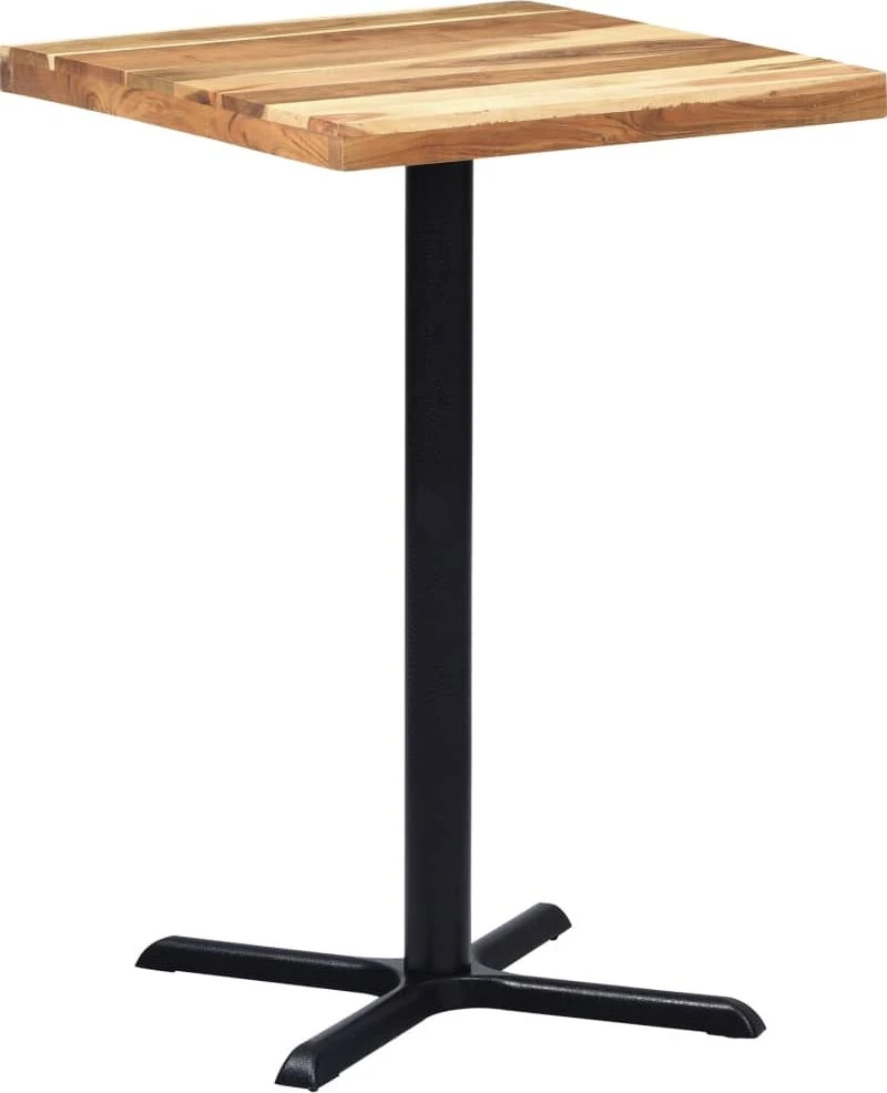 Bistro stalo koja, juodos spalvos, 76x76x107cm, ketus
