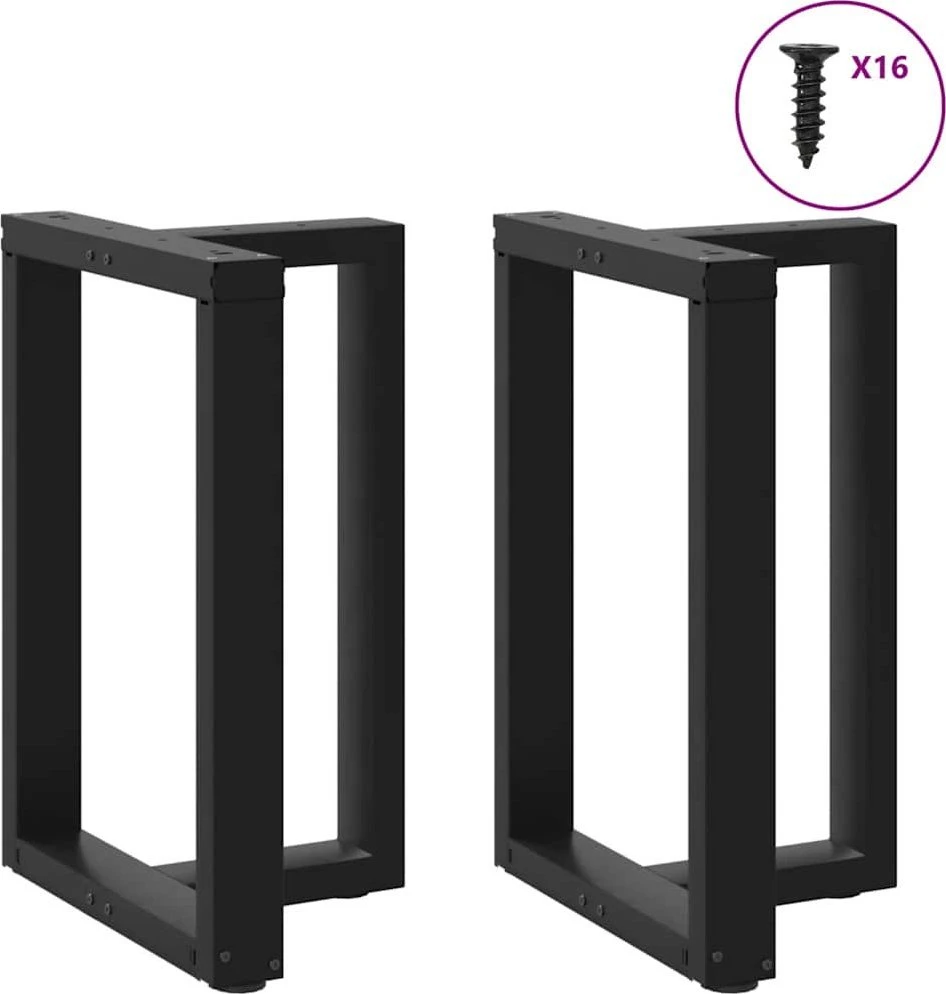 Valgomojo stalo kojelės, T formos, 2 vnt., 50x35x(72-73) cm