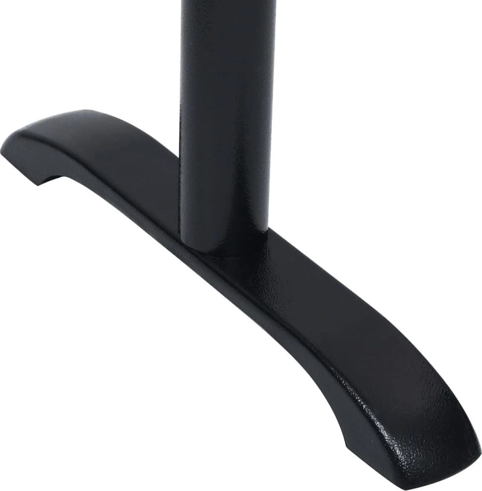 Bistro stalo kojos, 2 vnt., juodos, 61x8x72 cm, ketaus