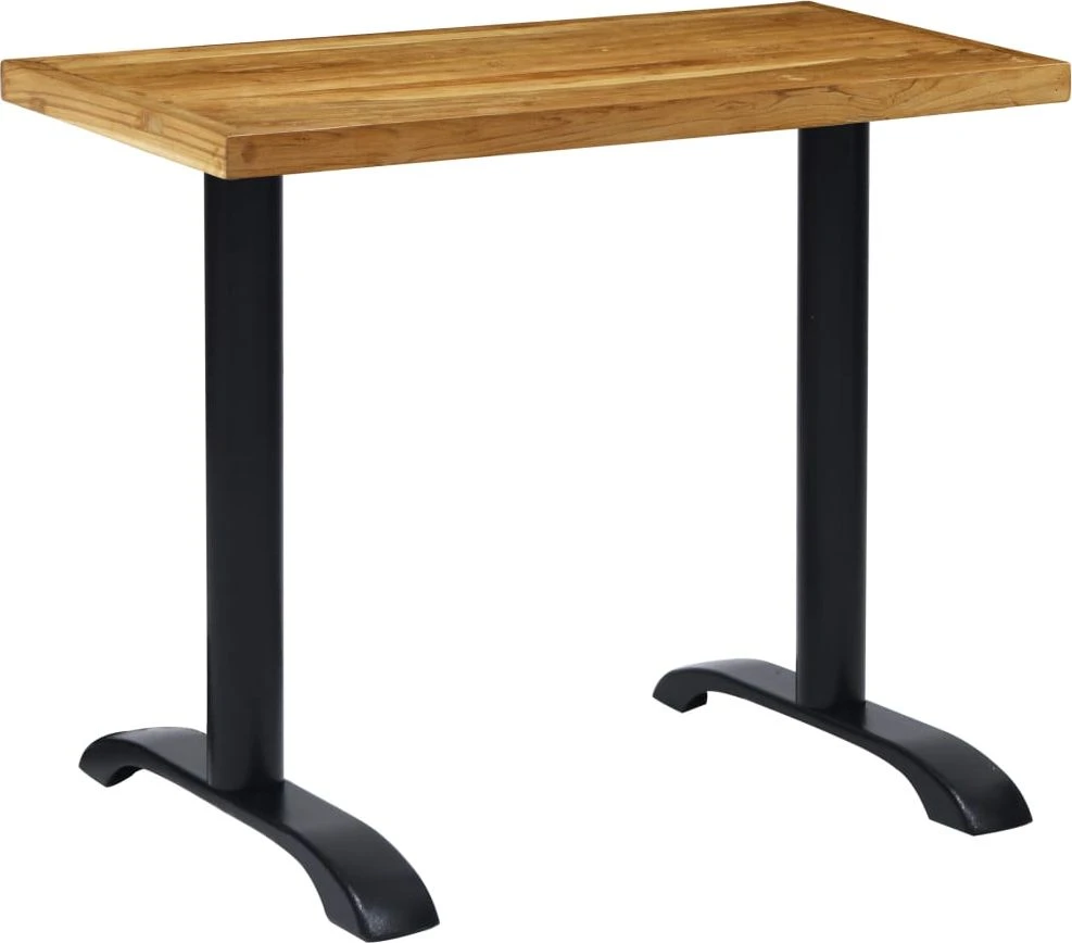 Bistro stalo kojos, 2 vnt., juodos, 61x8x72 cm, ketaus