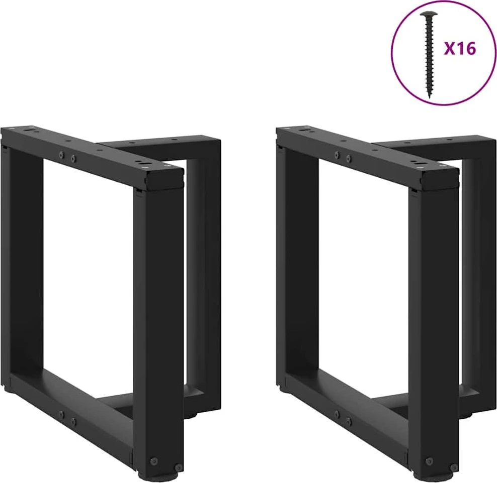 Kavos staliuko kojelės, T formos, 2 vnt., 50x25x(42-43)cm