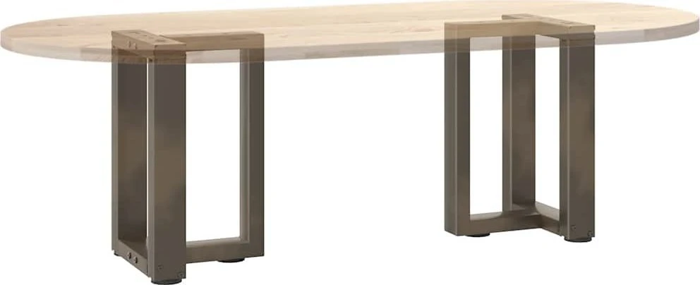 Kavos staliuko kojelės, T formos, 2 vnt., juodos, 28x25x(42-43) cm, plienas