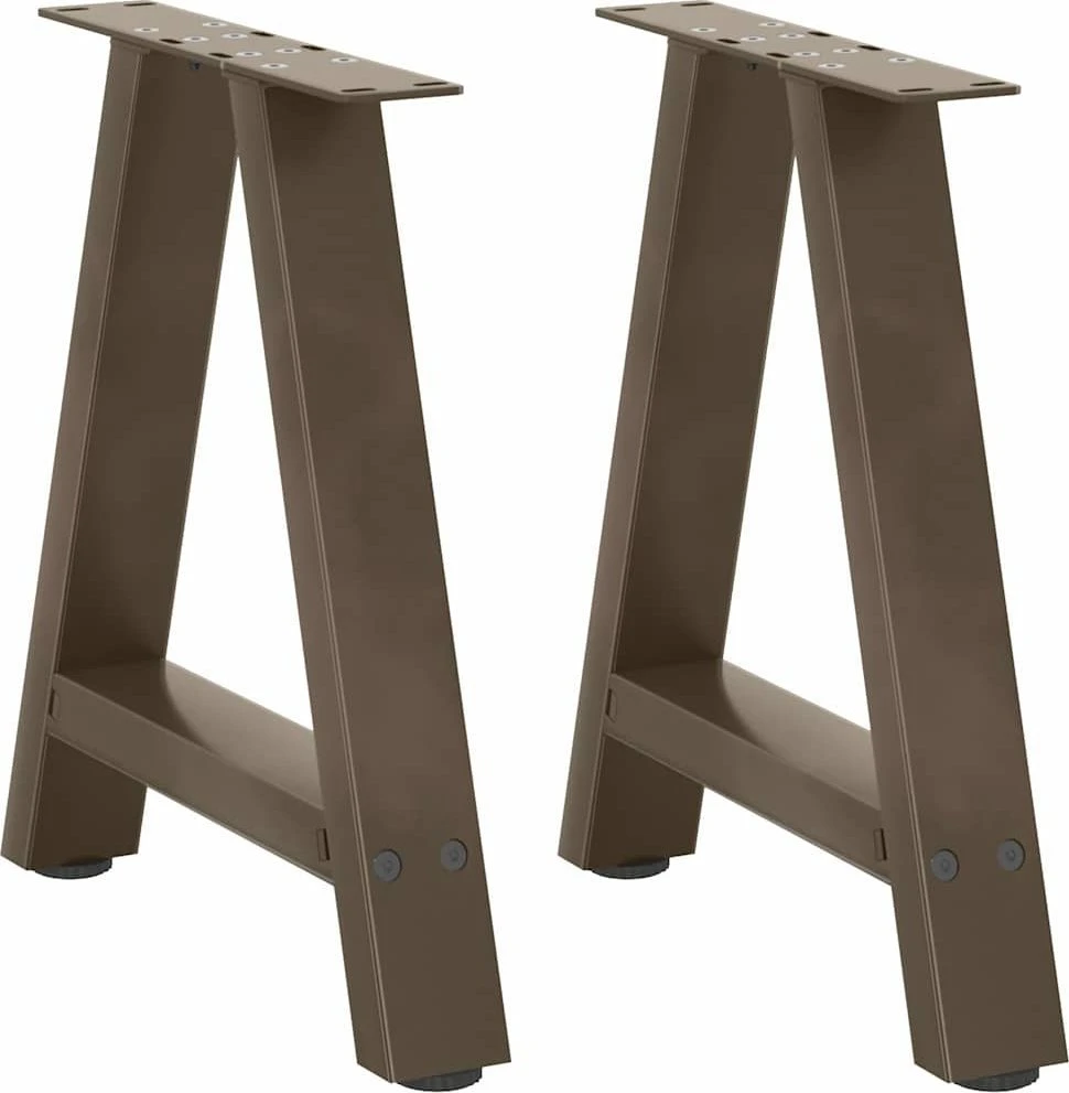 Kavos staliuko kojelės, A formos, 2 vnt., 38x(42-43) cm, plienas