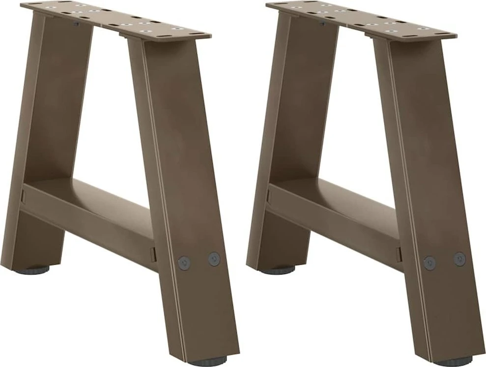 Kavos staliuko kojelės, A formos, 2 vnt., 40x(30-31) cm, plienas